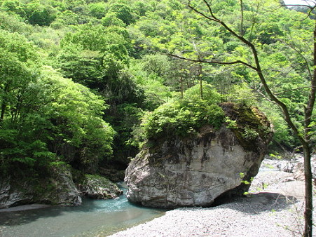 P16神流川と丸岩