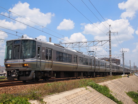 223系新快速 東海道本線摂津富田~茨木01