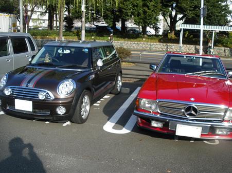 駒沢公園駐車場にて