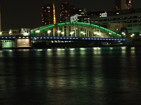 勝鬨橋と東京タワー21