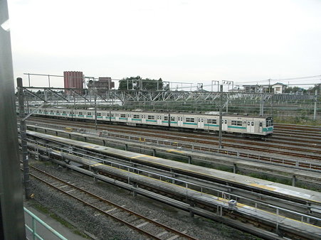 常磐線の車庫