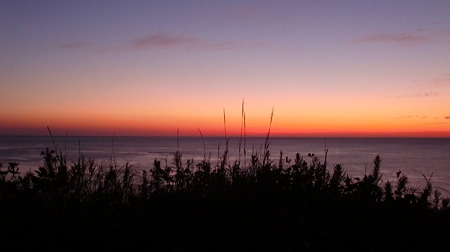 青森の夕暮れ