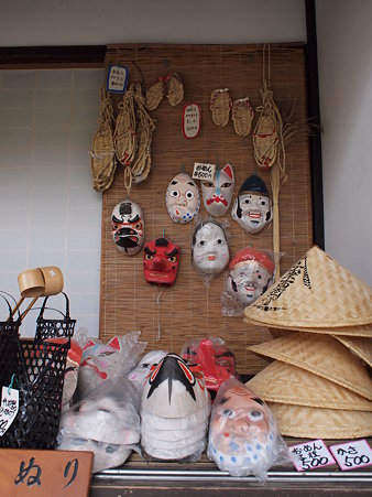 大内宿で。(福島県)