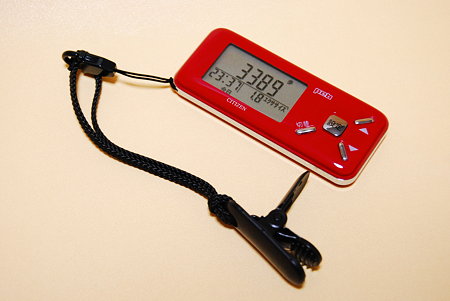 シチズンデジタル歩数計TW600_全体