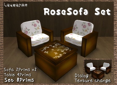 RoseSofa Set