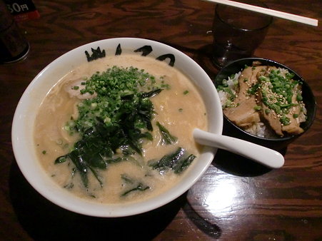 がんてつ　味噌ラーメン＋チャーシュー丼