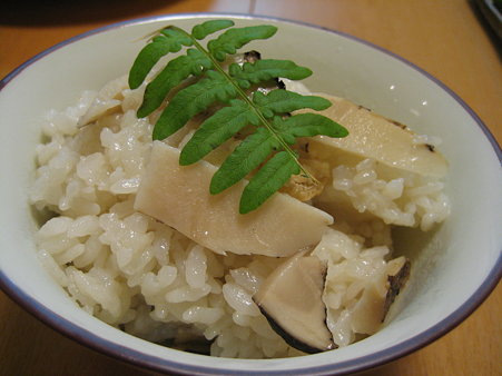 松茸ご飯