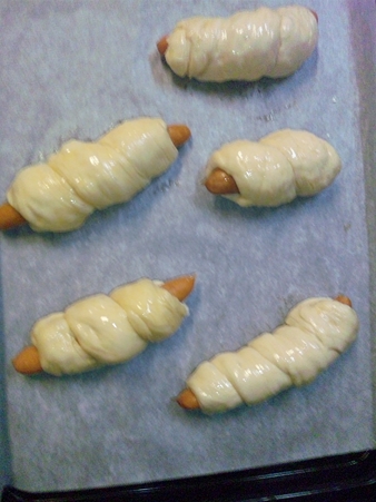 チョリソーのパン