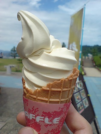 栗ソフトクリーム