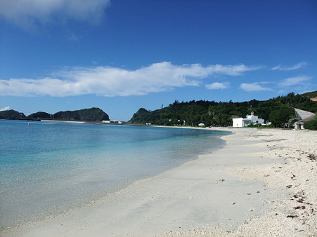 早起きして前浜を散歩。