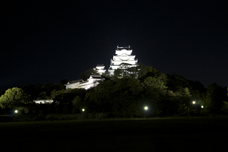 姫路城の夜景・三の丸広場 - 2