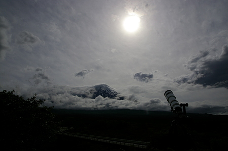 金星日面通過と富士山