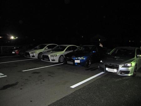 エボX５台