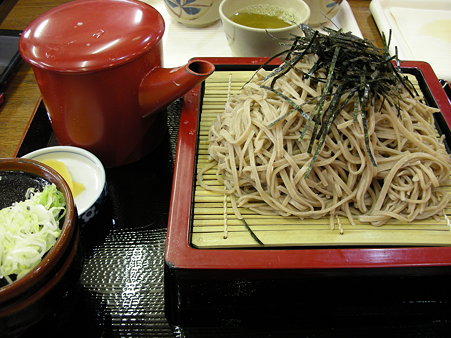 信州蔦木宿・ざる蕎麦
