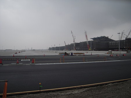 羽田国際空港、建設中・・・
